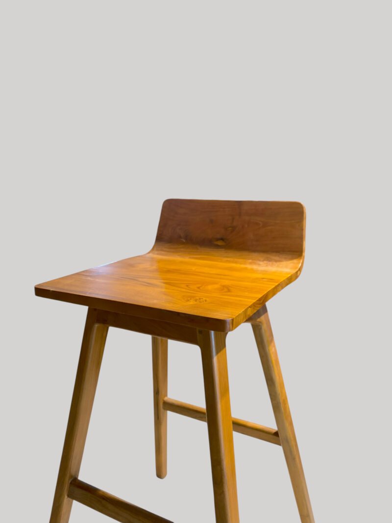 Eleganza Wooden Bar Stool