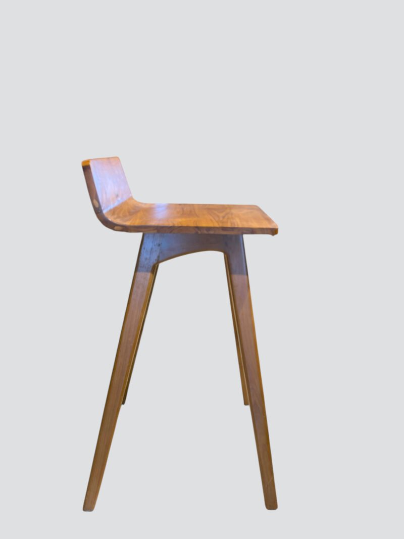Eleganza Wooden Bar Stool - Image 3