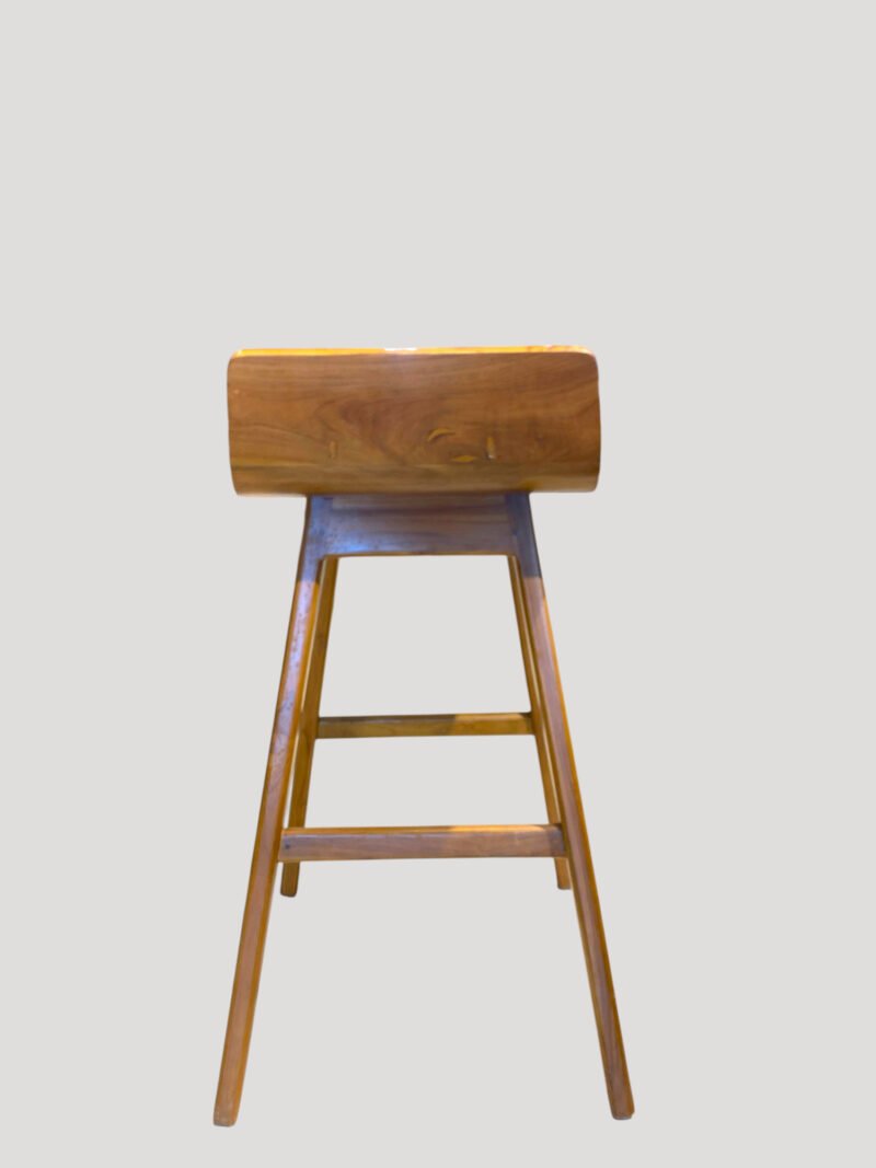 Eleganza Wooden Bar Stool - Image 2