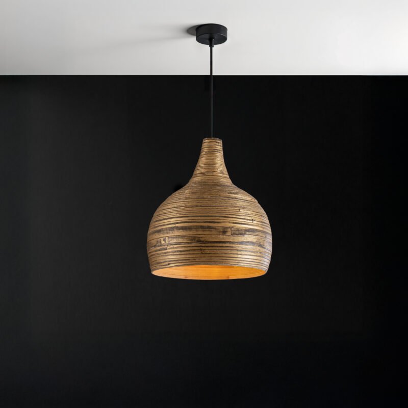 Solstice Glow: The Timeless Bamboo Pendant