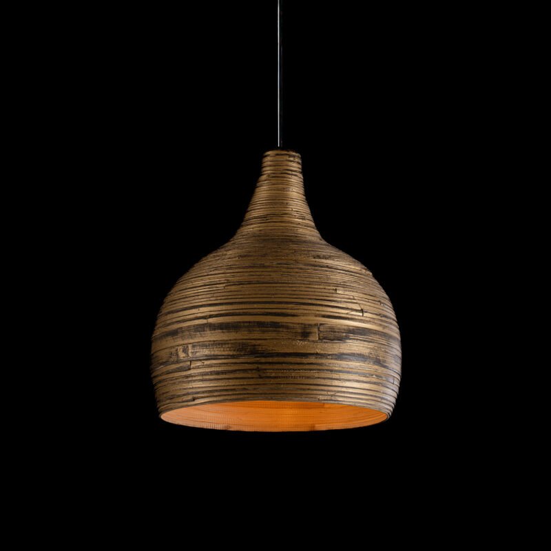 Solstice Glow: The Timeless Bamboo Pendant - Image 2