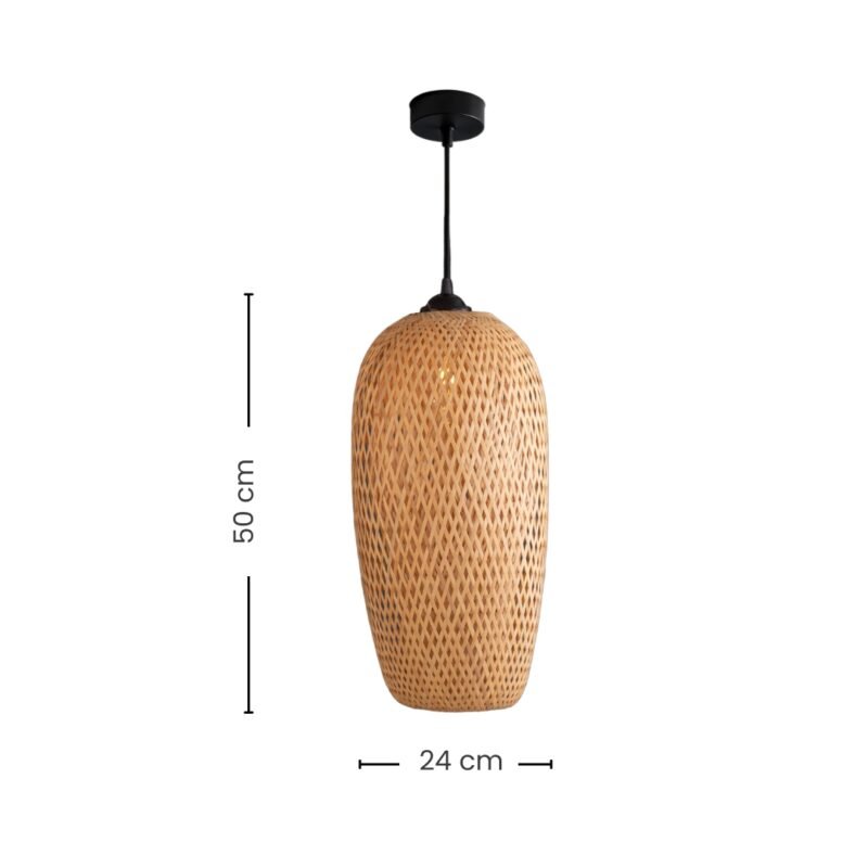 AURA Bamboo Pendant Light - Image 4