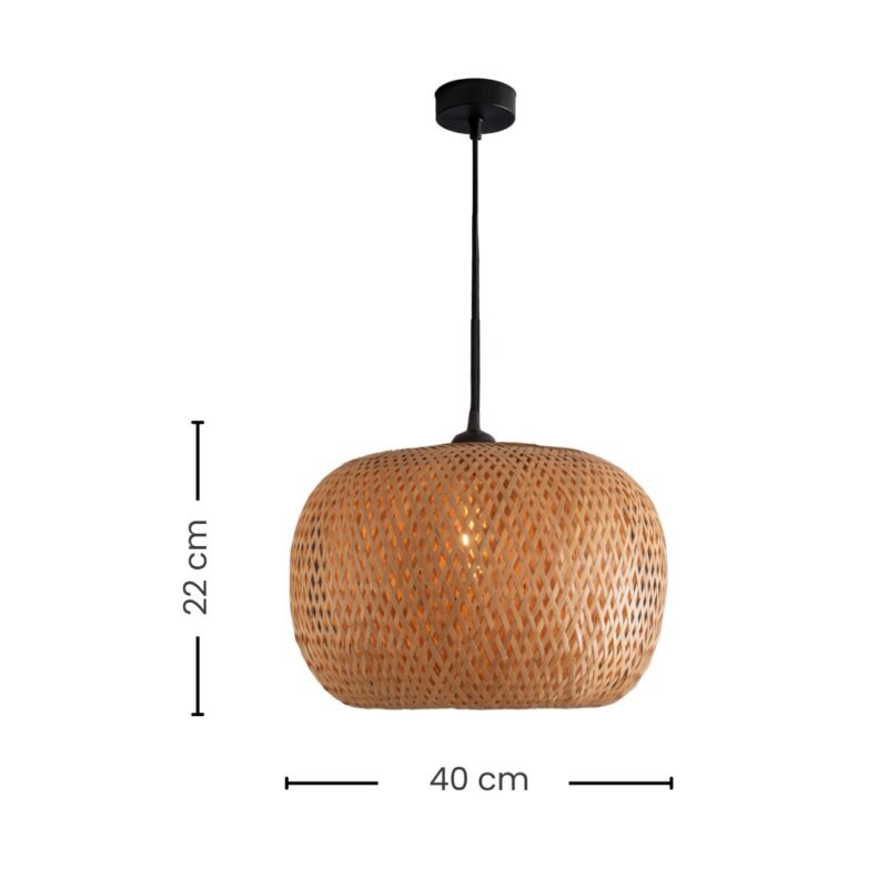 ZEPHYR BAMBOO PENDANT LIGHT - Image 2
