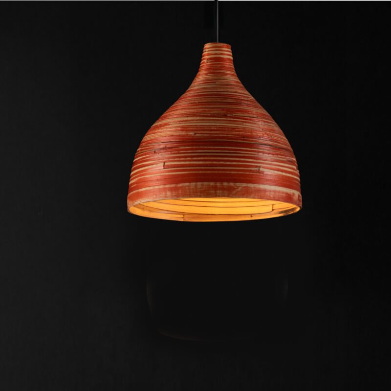 Crimson Glow Pendant – A Radiance of Nature & Craftsmanship - Image 2
