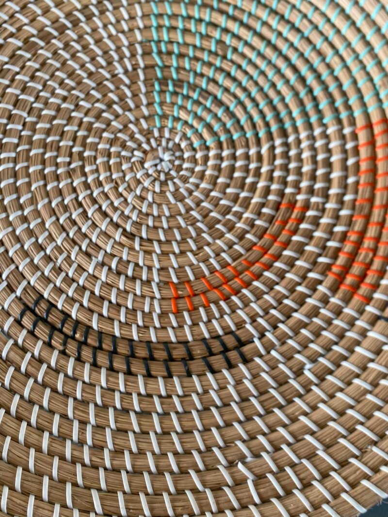 Doğa Harmanı" – Handwoven Seagrass Wall Basket - Image 3